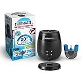Thermacell E-ZoneGuard Patio Max Rechargeable Mosquito Repeller with 20-Foot Zone of Scientifically Proven Outdoor Protection; 12-Hr Battery; 36-Hr Refill; Bug Spray Alternative; Fast Charging Dock