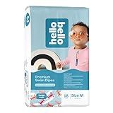 Hello Bello Premium Swim Diapers, Size M (18-34 lbs), Cute Extra-Bright Lobster Designs, 18 Count Jumbo Pack