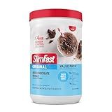 SlimFast Meal Replacement Powder, Original Rich Chocolate Royale, 10g of Protein, 22 Servings (Packaging May Vary)