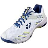 YONEX Men's Power Cushion Cascade Accel Badminton, White/Navy, 10