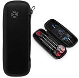 Harrows Darts Blaze Darts Wallet | Darts Case Holds 3 Assembled Darts and Accessories | Protective EVA Material | Professional Darts Accessories (BLACK)
