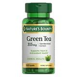 Nature's Bounty Green Tea Pills 315mg, 100 Capsules