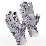KastKing Sol Armis UPF50+ Fingerless Fishing Gloves, Men and Women