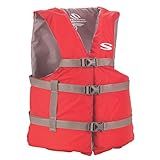 Stearns Adult Classic Series Life Vest, USCG Approved Type III Life Jacket with Standard & Oversized Fits, Great for Boating, Swimming, Watersports, & More