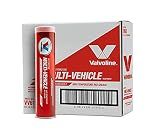 Valvoline Multi-Vehicle High Temperature Red Grease 14.1 OZ Cartridge, Case of 10