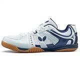 Butterfly Men's Table Tennis Shoe Sneaker, Navy, 5