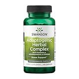 Swanson Rhodiola Ashwagandha Ginseng Complex Energy Immune Function Nervous System Stress Support Adaptogen Herb Supplement 60 Capsules