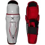TronX Force Senior Adult Ice Hockey Shin Guards (16 Inch - 6'0" - 6'2")