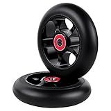 2pcs Replacement 110mm Pro Scooter Wheel with Abec 9 Bearings Fit for MGP/Razor/Lucky Pro Scooters
