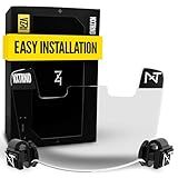 Nxtrnd VZR1 Football Visor, Flat Lens Technology, Fits Adult & Youth Football Helmets (Clear)