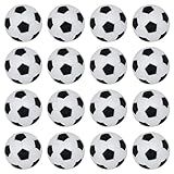BQSPT 32mm Foosball Balls Foose Balls Table Soccer Game Replacement Foosballs 16pcs,Foosball Official 32mm Mini Table Footballs Ball Accessory Black(16 Pack)