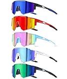 DioKiw 5PACK Polarized Kids sunglasses Youth Softball Cycling Sports Sun Glasses Boys Girls UV400 Protection Goggles