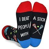 GOLIN Men Lacrosse Crew Socks, Funny Hockey Socks Novelty Sport Fans Gift