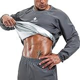 HOTSUIT Men Sauna Suit Sweat Suits Durable Gym Exercise Workout Jacket