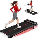 Walking Pad Treadmill for Home, Built-in Speaker, 6.2MPH Under Desk Walking Pad with 10% Incline, 2.75HP Portable Walking Pad with APP, 330LBS Capacity, Remote Control, 12 HIIT Programs