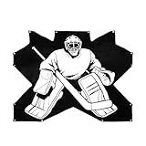 ANDGOAL Ice Hockey Shooting Target: Durable Blocker Goalie Net with Accuracy Cutout for Street Garage Training Practice Ideal for Youth Adults 54x44 Inch