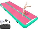 VOFiTNY Inflatable Tumble Track 10ft x 3.3ft Air Gymnastics Mats with Pump