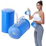 DEIRIS Water Dumbbells, Water Filled Training Dumbbells, Travel Weights Set, Adjustable Weights to 4 Lbs/Pair, Portable Gym for Strength Training, Fitness and Shaping