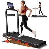 LONTEK 15% Incline Walking Pad Treadmill with Handles, Treadmills for Home