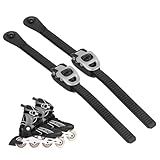 2Pcs Roller Skate Buckle Straps: 10”Long,0.9”Head,0.6”Mid Heavy-Duty Adjustable Replacement Buckles for Inline Skates and Ski Boots, PP Easy Fit for Recreational Skaters Indoor/Outdoor Rinks Parks