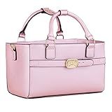 CRS Cross Rink Side Tote. Ice Skating Accessory Bag for Figure Skating, Roller and Inline Skaters, Ballet, Dance and Cheer. Organizes Guards, Water Bottle, Tissues, Phone. (Pink Tote)