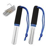 Hook File Sharpener Fishing 2PCS Precision V-Groove Dart Sharpener - Compact, Slim Design for Optimal Steeltip Dart Maintenance, Rapid Sharpening Tool for Reduced Bounce Outs