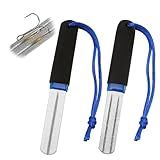 Hook File Sharpener Fishing 2PCS Precision V-Groove Dart Sharpener - Compact, Slim Design for Optimal Steeltip Dart Maintenance, Rapid Sharpening Tool for Reduced Bounce Outs