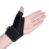 DRwelland Reversible Thumb & Wrist Stabilizer splint for BlackBerry Thumb, Trigger Finger, Pain Relief, Arthritis, Tendonitis, Sprained and Carpal Tunnel Supporting, Lightweight and Breathable L/XL