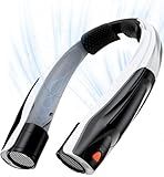 BOTDOYS Portable Neck Fan Rechargeable: Free Hands Extra-long Battery Life 6000mAh Strong Air Volume Fast Cooling for Outdoor Enthusiasts - Travel Hiking Climbing (Black)