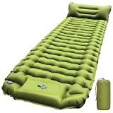 Sleeping Pad for Camping, Built-in Pump with Pillow | Waterproof, Air Mattress for Backpacking, Hiking, Tent, Overnight Travel, Compact & Comfortable for Outdoor Adventures
