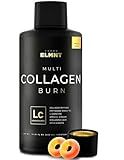 Premium Liquid Collagen for Women Weight Loss & Beauty w. Hyaluronic Acid, Biotin, L-Carnitine, Apple C Vinegar - Ultra Pure Multi Collagen Protein Shots Drink + Hair & Skin Liquid Vitamins - Colageno