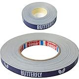 Butterfly Side Tape to Protect The Edges of Your Rubber and Blade for Table Tennis Paddles - Color Blue/Silver - Width 12mm - Rolls Come in 10m (20 Rackets) and 50m (100 Rackets), 3503M50