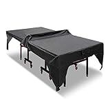 Amberr Ping pong table cover outdoor waterproof, Table Tennis Covers,Heavy Duty and All Weather Protection Ping Pong Accessories,Indoor & Outdoor Table Tennis Cover in Black