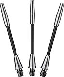 Viper by GLD Products unisex adult (MD) Viper Carbon Plus Ultra Light Dart Shaft Medium MD 3 Pack, Black, Medium MD - 2-Inch US