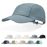 Sukeen Lightweight Sun Hat for Women Men,Quick Drying Baseball Cap UPF50+ Running Hats Foldable Sport Cap for Outdoor Daily Grayish Blue