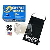 SHOC Zero G Plus Football Visor | #1 Football Helmet Visor, SHOC Visor Fits Most Helmets, Youth & Adult (Clear Mirror)
