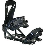 Spark R&D Unisex Arc ST Splitboard Bindings - Durable Reliable Lightweight Easy-to-Install Puck-Compatible All-Mountain Freeride Touring Splitboard Binding Gear, Black, Large