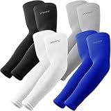 YQXCC Arm Sleeves Cooling UV Sun Protection Sport Compression for Men Women | UPF50, Tattoo Coverage, Lightweight, Breathable, Seamless Cover Arms, Daily Wear, Outdoor Work, Basketball, Baseball, Golf
