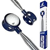 Josongslax Golf Ball Retriever Telescopic for Water, 9/12/15/20Ft GolfBall Grabber Tool, Golf Accessories Gifts for Men, Women & Golfers, Golf Balls Picker with Stainless Steel Shaft & Rubber Grip