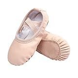 Stelle Ballet Shoes for Girls Boys Close-Fit PU Professional Dance Slippers for Toddler/Little Kid/Big Kid(Ballet Pink,9MT)