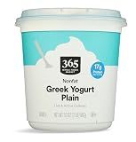 365 By Whole Foods Market, Greek Yogurt, Plain Nonfat, 32 Ounce
