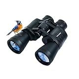 30x50 High Powered Binoculars for Adults, Waterproof Compact Binoculars with Low Light Vision for Bird Watching Hunting Football Games Travel Stargazing Cruise with Carrying Bag