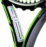 Scoring Right Portable Tennis Racket and Padel Scorekeeper, Easily Mounted Small Score Board to Keep Score of Points, Games, and Sets, Lightweight Mini Score Keeper, 1.9g, White, 2 Pack