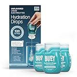 Buoy Electrolyte Drops | 120 Servings | No Sugar, No Sweeteners | Trace Minerals, Vitamins & Antioxidants | Subtle Mineral Taste | Hydration Supplement - Unflavored 3 Pack