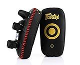 Fairtex KPLC5 Muay Thai Kickboxing Lightweight Thai Pads (Black)