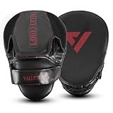 Valleycomfy Boxing Pads Curved Focus Punching Mitts for Men,Ideal for Training,Muay Thai,Kickboxing,Martial Arts,Red
