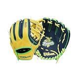 Wilson 2026 A450 Bananas 11" Infield Baseball Glove - Right Hand Throw, Yellow/Navy/Neon Green