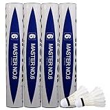 Victor Master No.6 Badminton Shuttlecock Birdy 12-Pack (Speed-77)