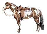 Breyer Traditional Cimarron Western Pleasure Saddle (1:9 Scale), 6.5"L x 7.875"H H