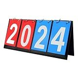 yiwoo Scoreboard Score Keeper,Volleyball Basketball Tennis Table Tennis Scoreboards(4-Digital)